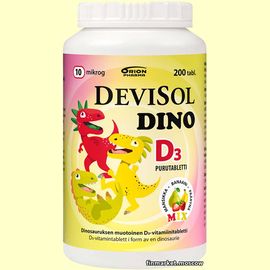 DEVISOL DINO MIX D3 10 мкг. 200 табл.